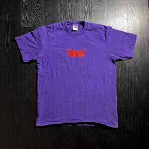 Supreme Ralph Steadman Purple Blood Box Logo Tee Shirt